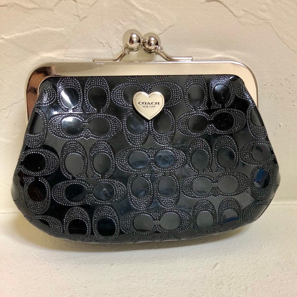 Black Coach Coin Purse